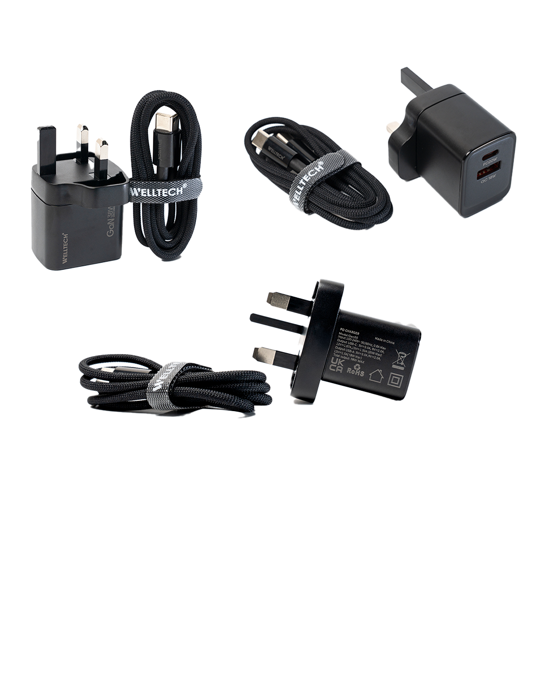 GaN 38W Power Adapter - Black