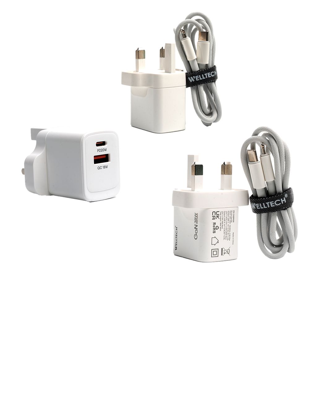 GaN 38W Power Adapter - White